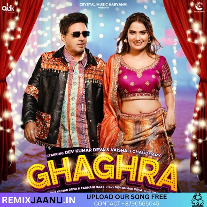 Ghaghra Vaishali Chaudhary Hard Bass Remix Dj Mukul Saini Pundri 2025